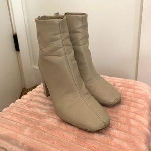 OAK + FORT Tan booties